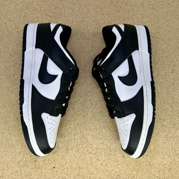 NEW sz 12 Nike Panda Dunk Low Retro Shoes White Black DD1391-100 main image 4